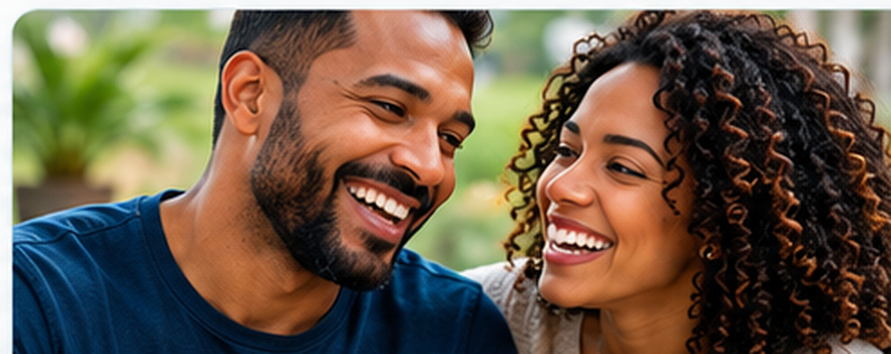 Couple reconnecting and expressing affection